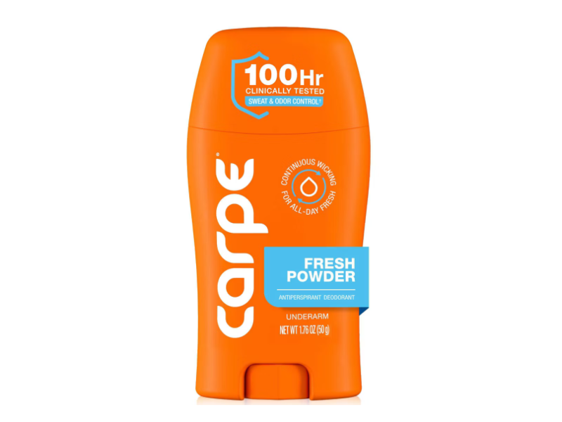 Carpe Underarm Antiperspirant Deodorant, Fresh Powder, 1.76 oz/50 g