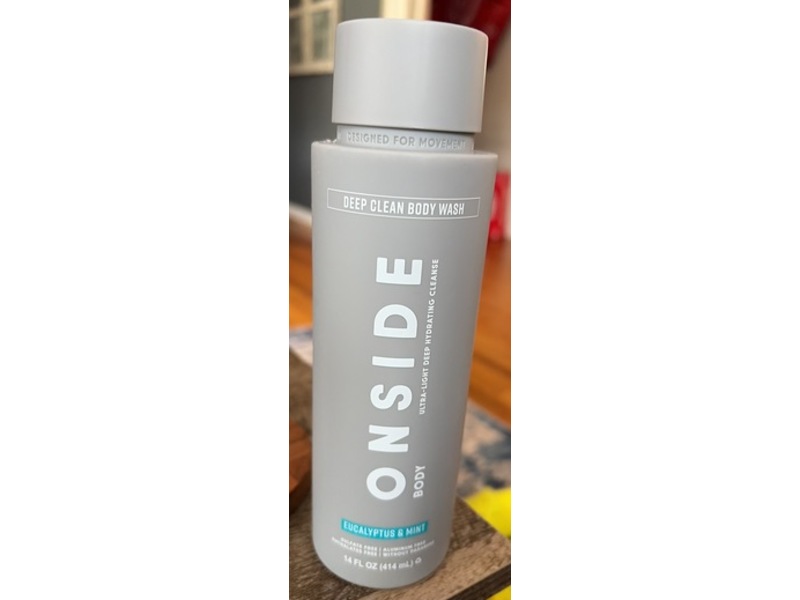 Onside Deep Clean Body Wash, Eucalyptus & Mint, 14 fl oz/ 414 mL