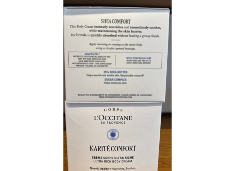 L'Occitane En Provence Ultra Rich Body Cream, Shea Comfort, 6.9 fl oz/200 mL