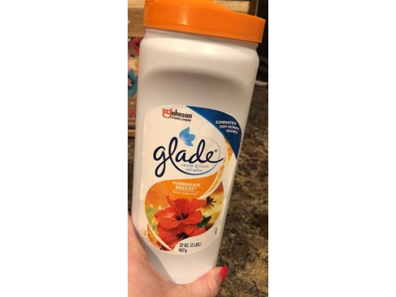 Glade Carpet & Room Refresher, Hawaiian Breeze, 32 oz/907 g, Pack Of 6