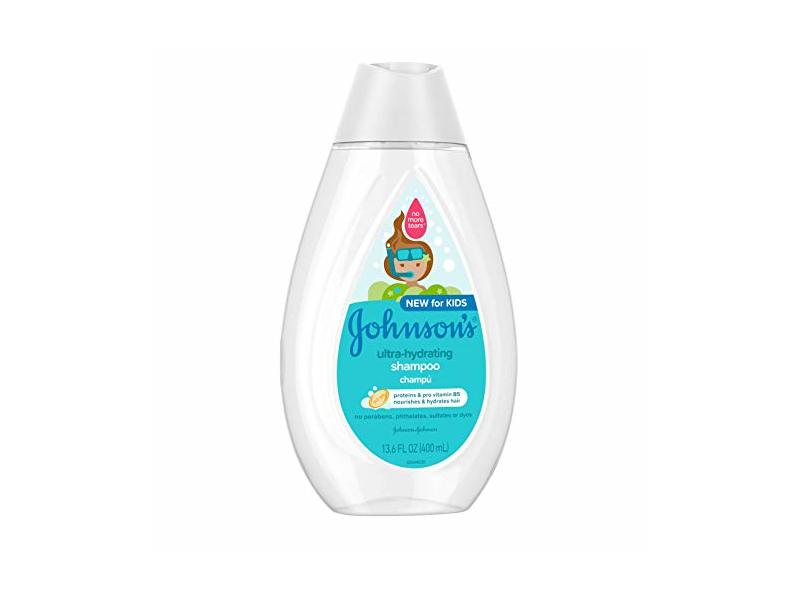 Johnson's Baby Ultra-Hydrating Tear-Free Kids Shampoo with Pro-Vitamin B5, Sulfate-Free, 13.6 fl. oz.