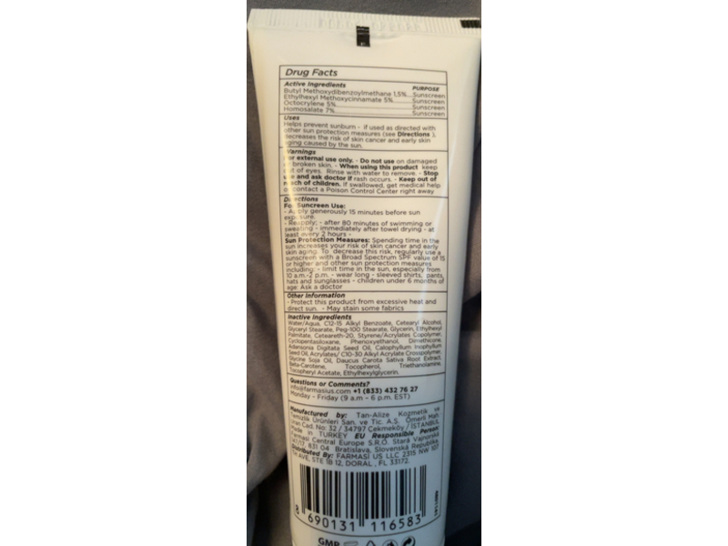 Dr. C. Tuna Sunscreen Lotion, SPF 30, Baobab & Tamanu, 2.5 fl oz/75 mL