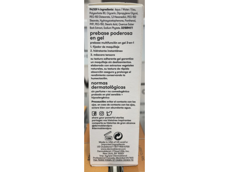 Dermablend Insta-Grip Jelly Makeup Primer, 1 fl oz/30 mL