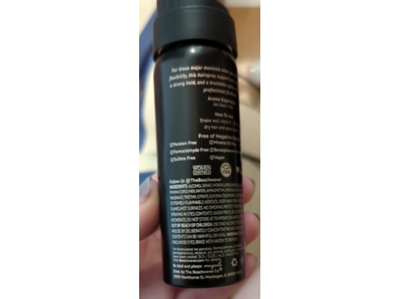 Beachwaver Co. Major Moment Hairspray, Strong Hold, 1.4 oz/40 g