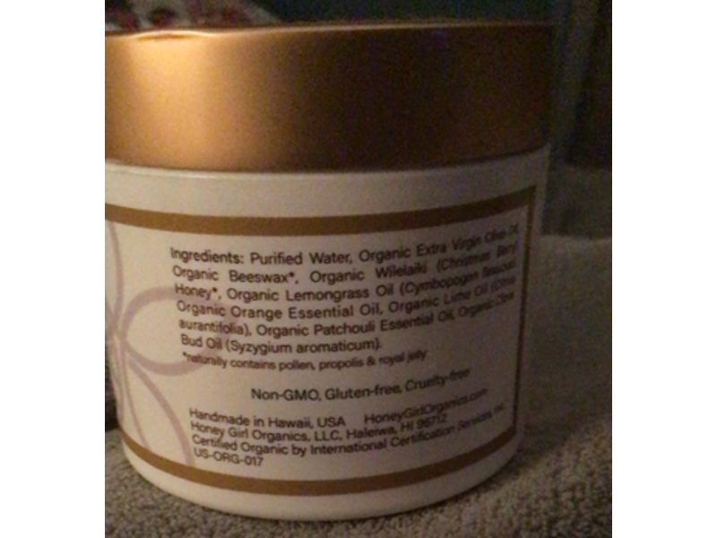 Honey Girl Organics Body Creme, 4 fl oz