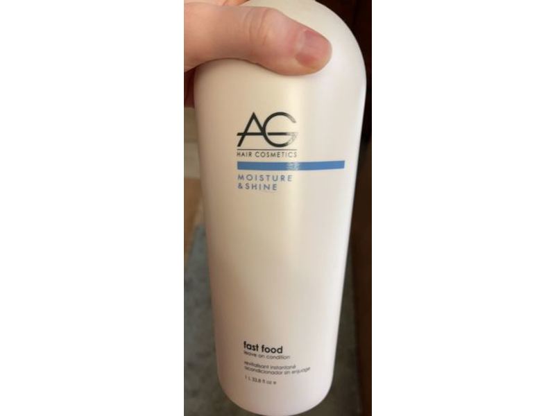 AG Hair Fast Food Leave On Condition, Moisture & Shine, 33.8 fl oz/1 L