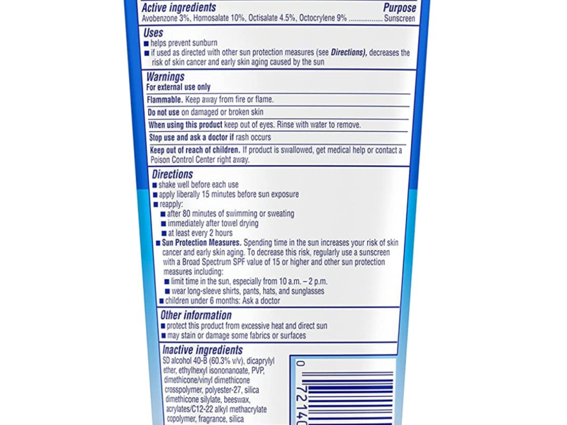 Coppertone Sport Clear Sunscreen, SPF 30, 5 fl oz/148 mL, Pack Of 2