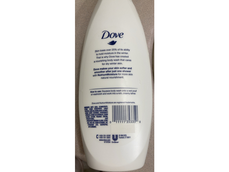 Dove Nourishing Body Wash, Winter Care, 24 fl oz/709 mL