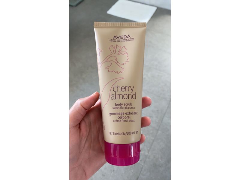 Aveda Body Scrub, Cherry Almond, 6.7 fl oz/200 ml