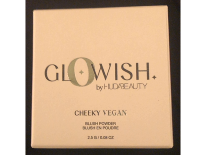 Huda Beauty Glowish Blush Powder, Healthy Peach, 0.08 oz/2.5 g