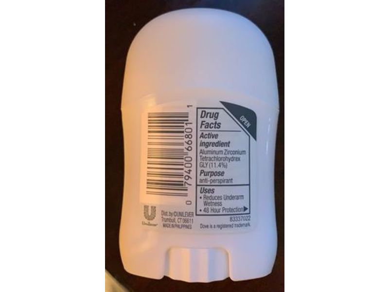 Dove Advanced Care Invisible Anti-Perspirant, 0.5 oz/14 g