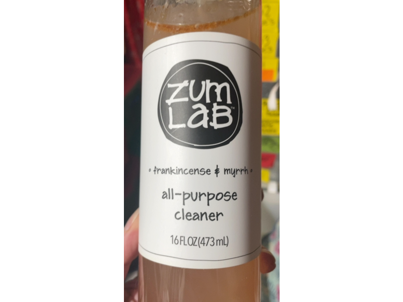 Zum Lab All-Purpose Cleaner, Frankincense & Myrrh, 16 fl oz/473 mL