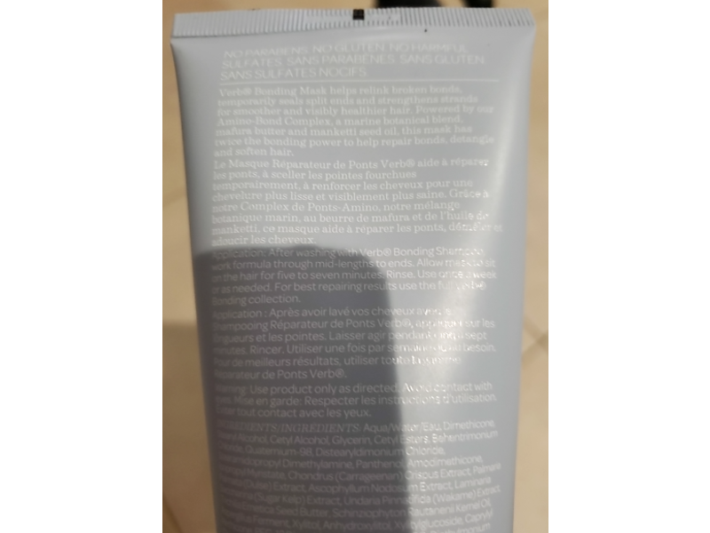 Verb Bonding Mask, 6.3 fl oz/186 mL