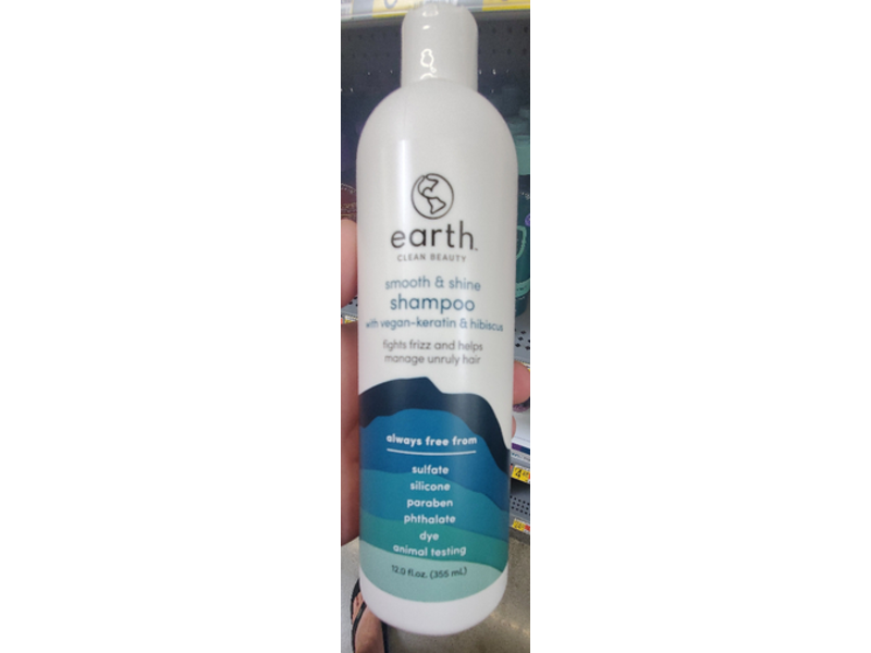 Earth Smooth & Shine Shampoo, 12.0 fl oz/355 mL