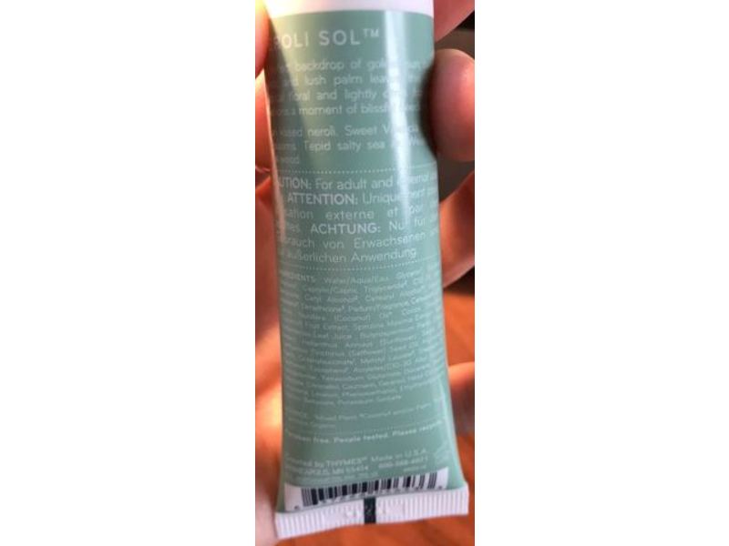 Thymes Hand Cream, Neroli Sol, 1 fl oz/30 mL