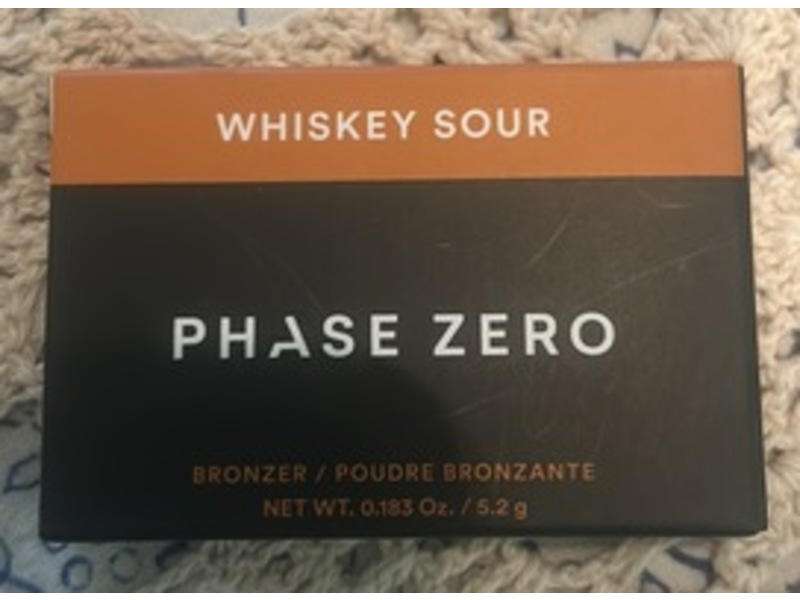Phase Zero Makeup Bronzer, Whiskey Sour, 0.183 oz/5.2 g