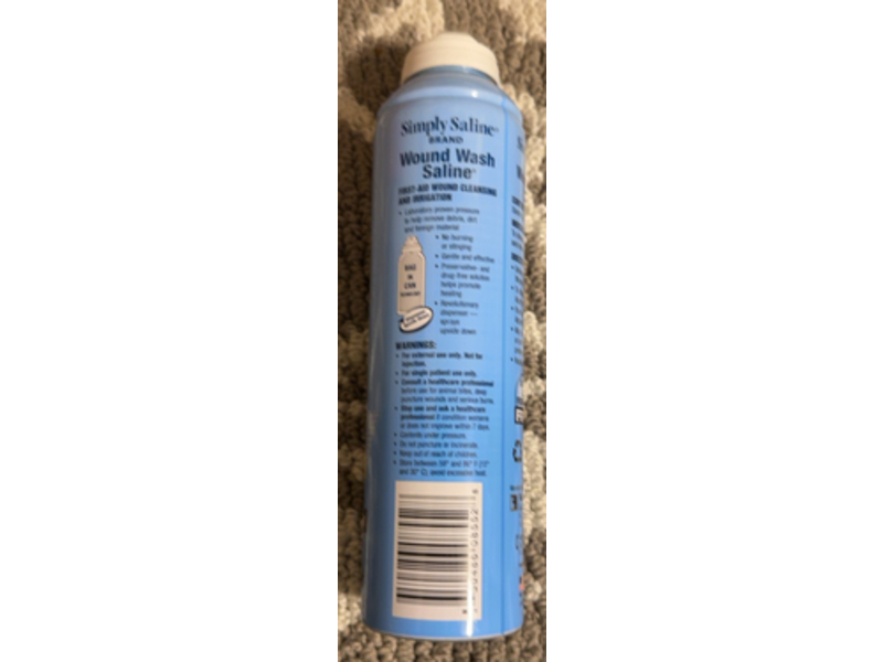 Simply Saline Wound Wash Saline, 7.1 fl oz/210 mL