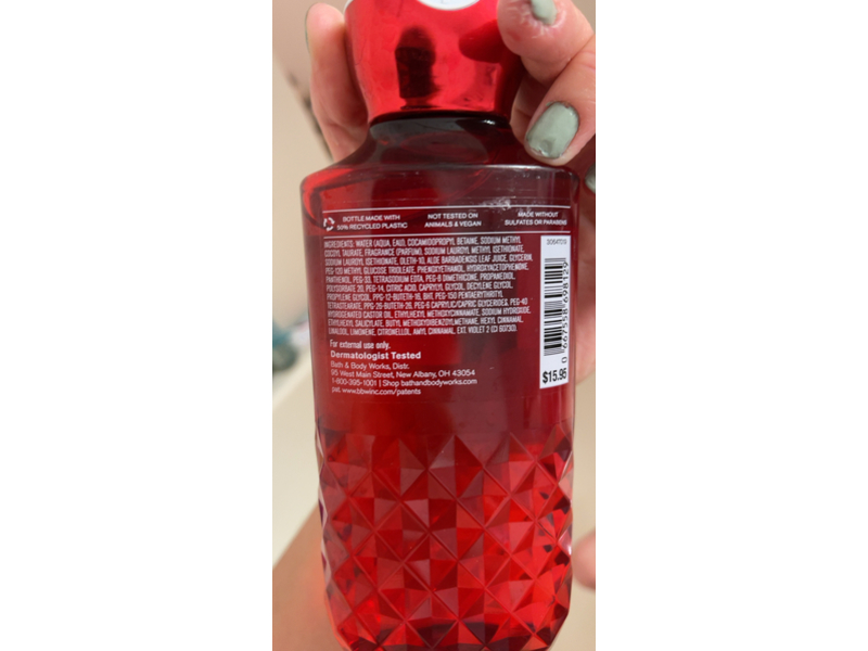 Bath & Body Works Winter Candy Apple Body Wash, Pro-Vitamin B5 + Aloe, 10 fl oz/295 mL
