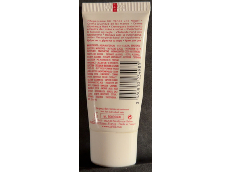 Clarins Hand & Nail Treatment Cream, 1 oz/30 mL