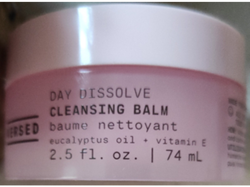 Versed Day Dissolve Cleansing Balm, Eucalyptus Oil + Vitamin E, 2.5 fl oz/74 mL