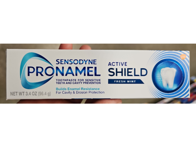 Sensodyne Pronamel Active Shield Toothpaste, Fresh Mint, 3.4 oz/96.4 g