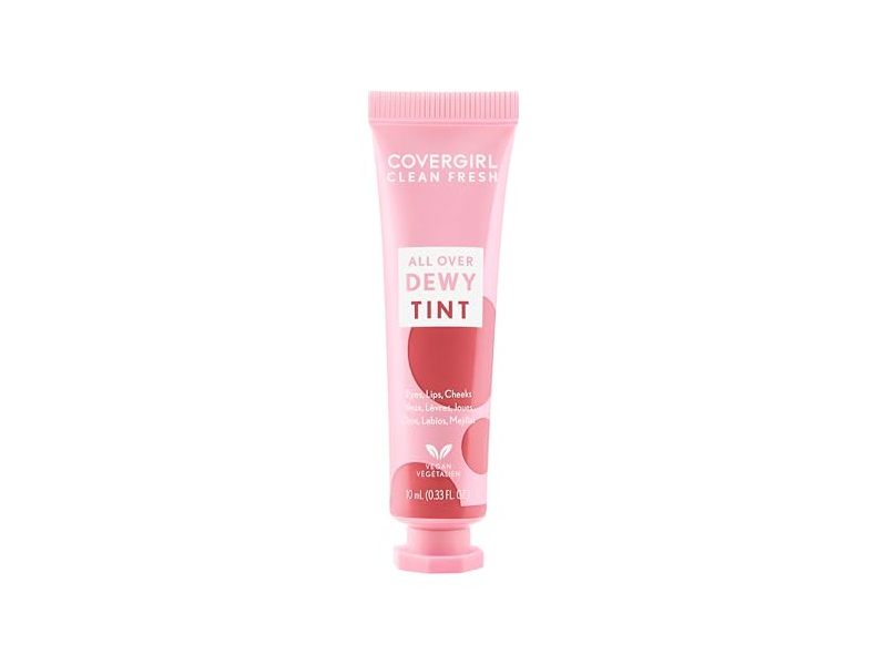 Covergirl Clean Fresh All Over Dewy Tint, 600 Fuchsia Passion, 0.33 fl oz/10 mL