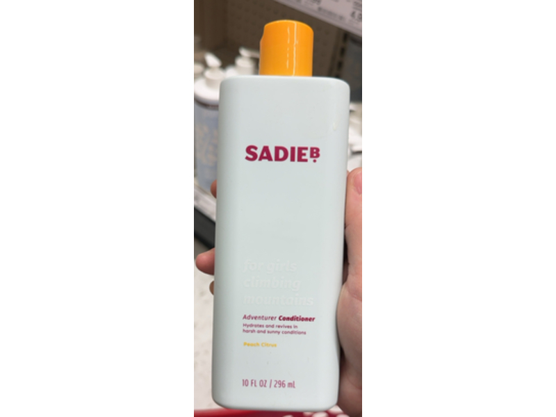 SadieB Adventurer Conditioner, Peach Citrus, 10 fl oz/296 mL