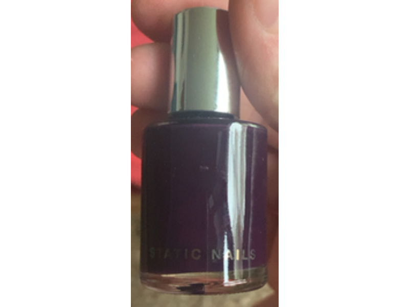 Static Nails Liquid Glass Lacquer, 58 Arsenic, 0.4 fl oz/12 mL