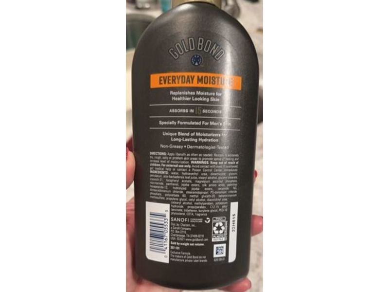 Gold Bond Daily Body & Hand Lotion, Vitamin C, 14.5 oz/411 g