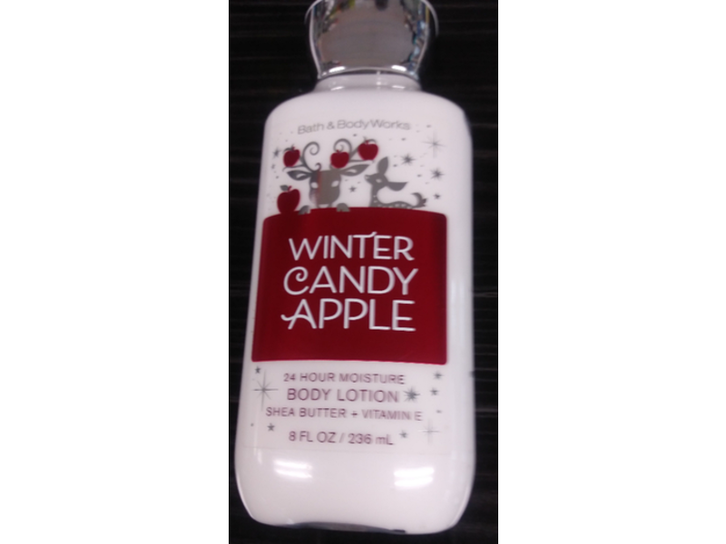 Bath And Body Works Winter Candy Apple Body Lotion, Shea Butter + Vitamin E, 8 fl oz / 236 mL