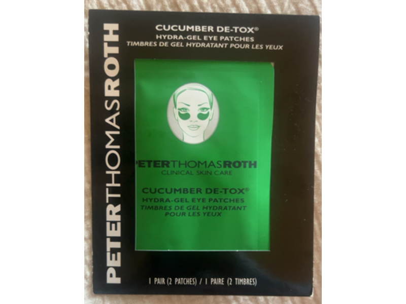 Peter Thomas Roth Cucumber Detox Hydra-Gel Eye Patches, 1 Pair