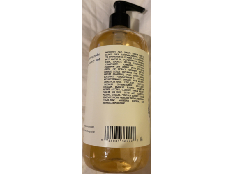 Crabtree & Evelyn Gardeners Hand Soap, 16.9 fl oz/500 mL