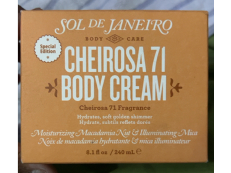 Sol De Janeiro Cheirosa 71 Body Cream, 8.1 fl oz/240 mL