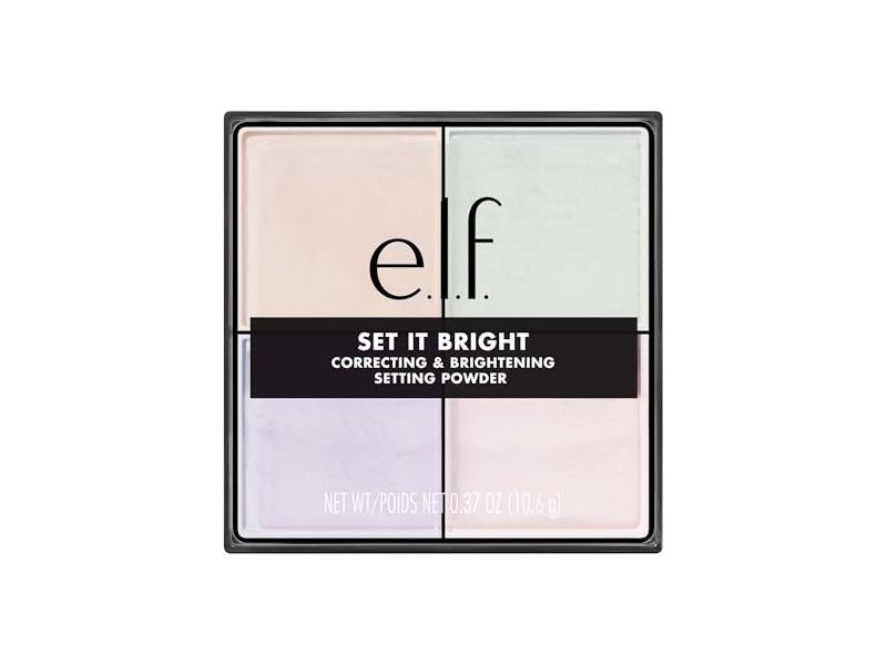 e.l.f. Set It Bright Correcting & Brightening Setting Powder, Fair, 0.37 oz/10.6 g