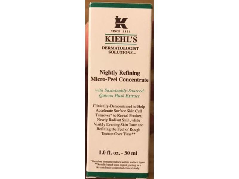 Kiehl's Nightly Refining Micro Peel Concentrate, 1 fl oz/30 mL