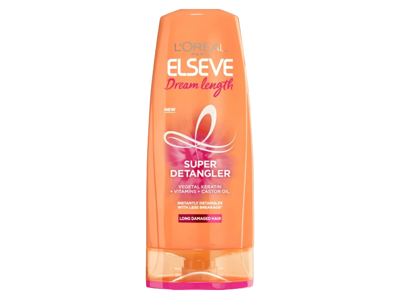 L'Oreal Paris Elvital Balsam Dream Length Super Detangler, Vegetable Keratin & Castor Oil, 400 mL
