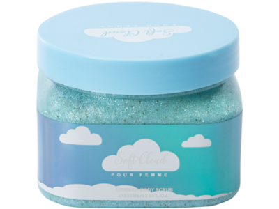 Soft Cloud Shimmer Body Scrub, Pour Femme, 12 fl oz/355 mL
