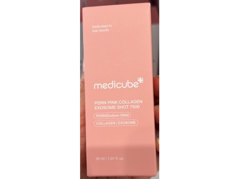 Medicube PDRN Pink Collagen Exosome Shot Serum, 7500, 1.01 fl oz/30 mL