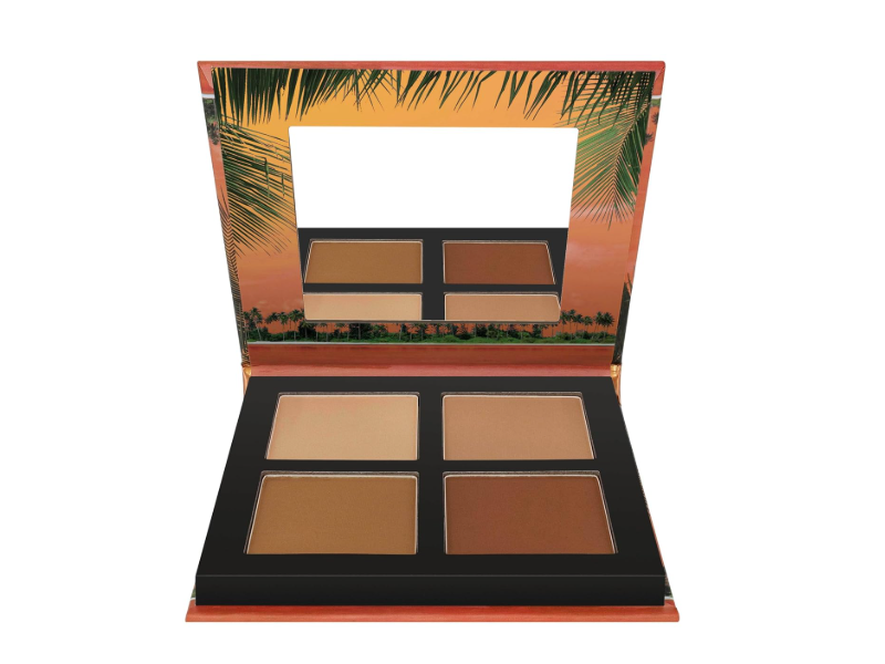 W7 Bronze & Contour Palette, Honolulu Silhouette, 0.63 oz/18 g