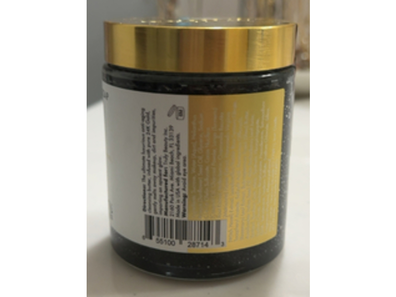 Truly Luxury Butter Impurity Cleanser Black Soap, 24K Gold, Chamomile + Kasturi Turmeric, 6 fl oz/180 mL