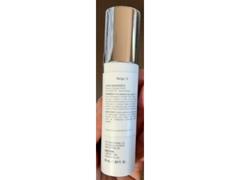 Rodan + Fields Radiant Defense Perfecting Liquid, Beige, 1.69 fl oz/50 mL