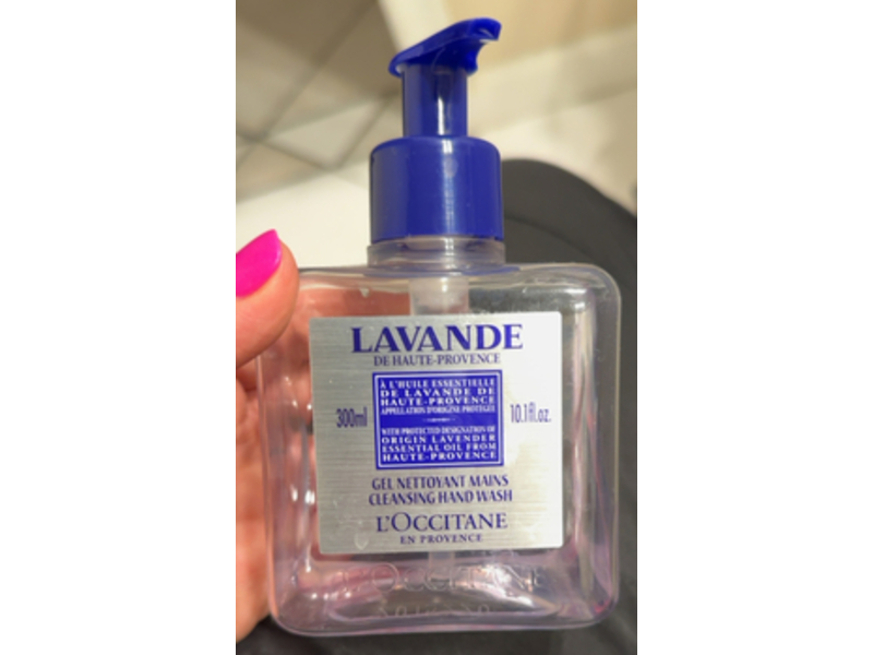 L'Occitane Cleansing Hand Wash, Lavande, 10.1 fl oz/300 mL