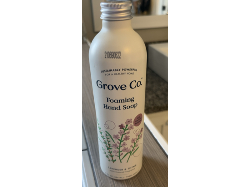 Grove Co. Foaming Hand Soap, Lavender & Thyme, 12 fl oz/354 mL
