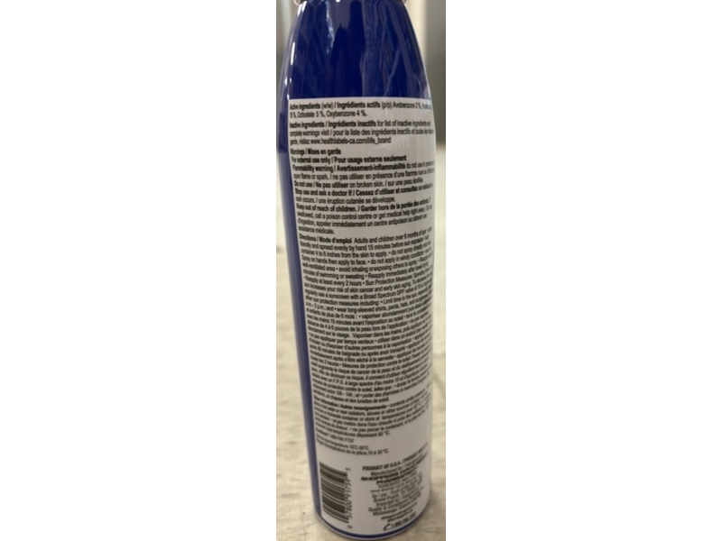 Life Brand Sport Sunscreen Spray, SPF 30, 222 mL