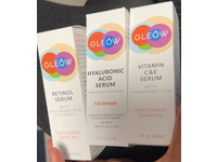 GLEOW Serum Set, Retinol + Hyaluronic Acid + Vitamin C & E, 2 fl oz/60 mL - Image 3