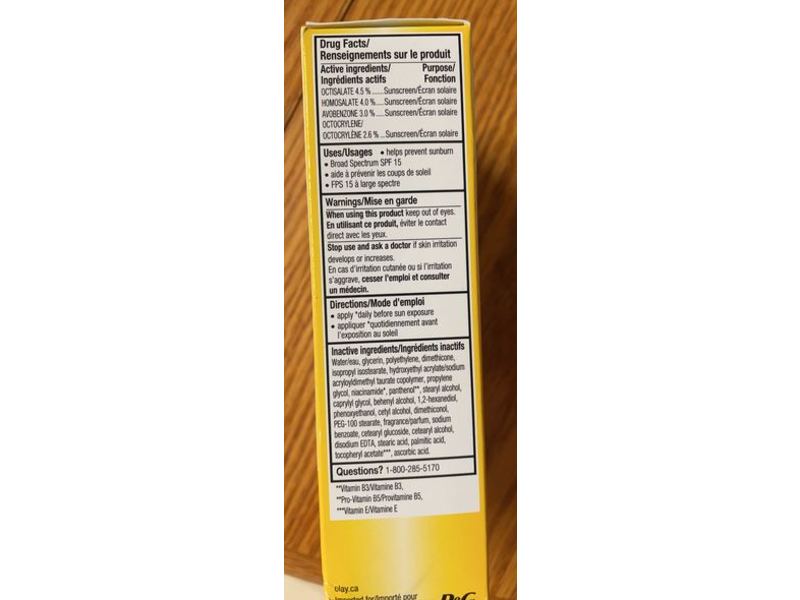 Olay Complete Daily Moisturizing Lotion, SPF 15, 177 mL