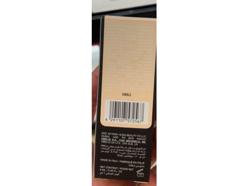 Huda Beauty Fauxfilter Luminous Matte Concealer, 1.3 Golden, 0.30 fl oz/9 mL