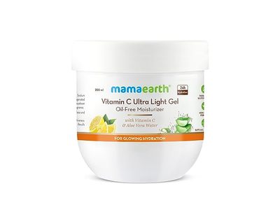 Mamaearth Vitamin C Ultra Light Gel Oil-Free Moisturizer with Vitamin C &Aloe Vera Water, 200 mL