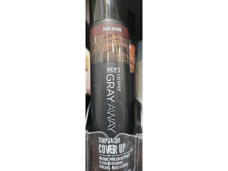 Gray Away Everpro Instant Root Cover Up, Dark Brown, 2.5 oz/70.8 g