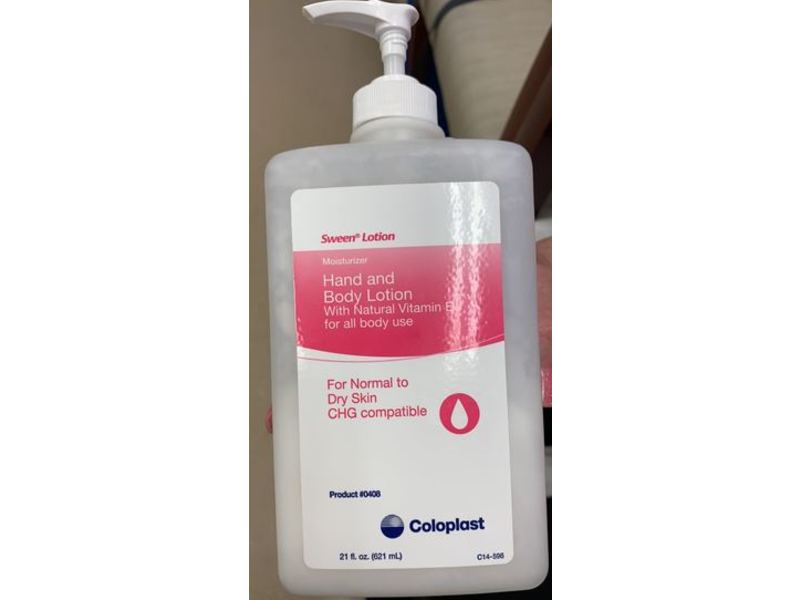 Coloplast Sween Moisturizing Hand And Body Lotion, 21 fl oz/621 mL